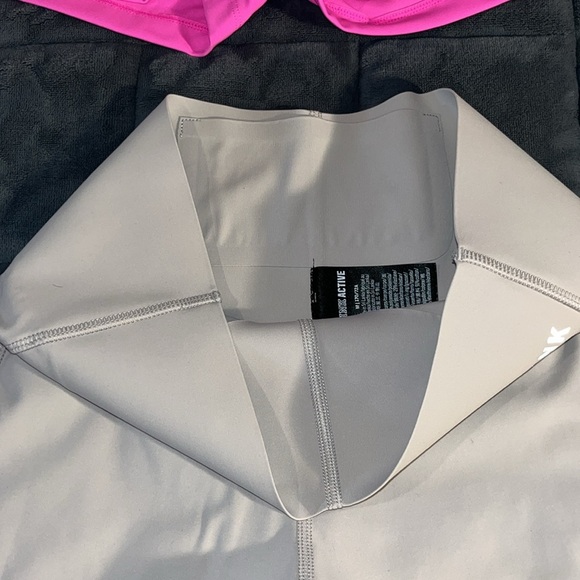 PINK Victoria's Secret Athletic Shorts - Pink and Gray - Picture 4 of 4